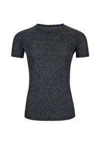 Koszulka tech. damska Odlo T-shirt crew neck s/s ACTIVE 365 LINENCO. Kolor: czarny