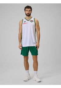 4f - 4F Koszulka meczowa replika domowa z sezonu 2025/26 męska 4F x Zastal Zielona Góra - biała S. Kolor: biały. Materiał: materiał. Wzór: nadruk. Sport: fitness #2