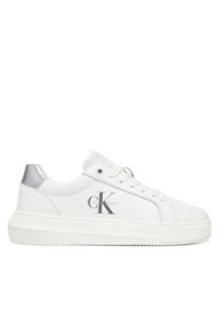 Sneakersy Calvin Klein Jeans. Kolor: biały