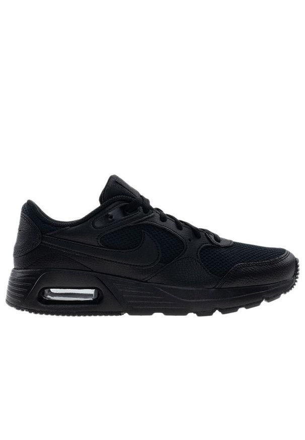Buty męskie Nike Air Max SC CW4555-003 - czarne. Okazja: na co dzień. Kolor: czarny. Materiał: syntetyk, tkanina, skóra, guma. Szerokość cholewki: normalna. Wzór: aplikacja. Model: Nike Air Max