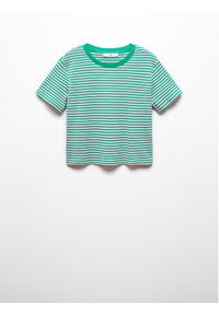 mango - Mango T-Shirt Estrella 67005752 Zielony Regular Fit. Kolor: zielony. Materiał: bawełna #4