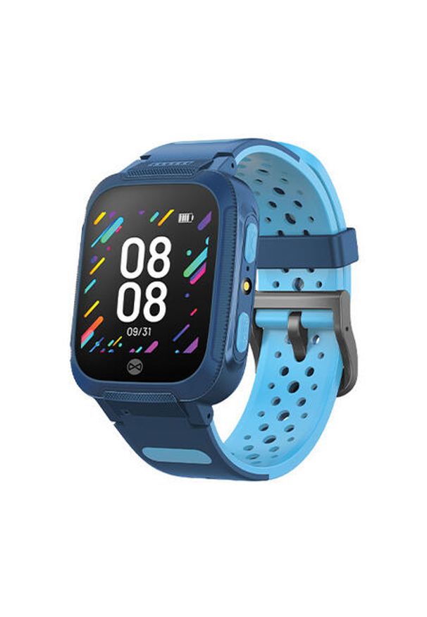 FOREVER - Smartwatch sportowy dziecięcy Forever Kids Find Me 2 KW-210 GPS. Rodzaj zegarka: smartwatch. Kolor: niebieski. Styl: sportowy