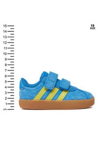 Adidas - adidas Sneakersy VL Court 3.0 JH6306 Niebieski. Kolor: niebieski. Materiał: skóra, zamsz