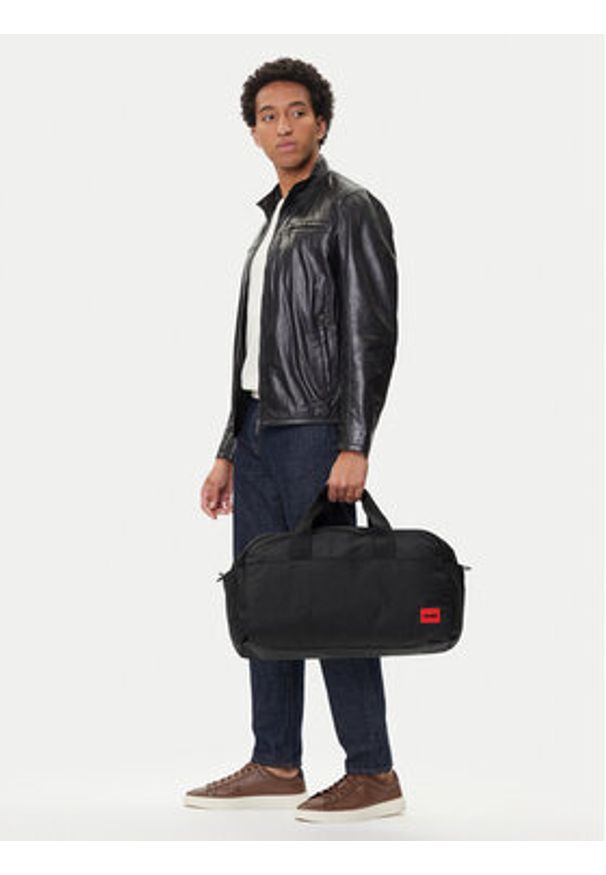 Hugo - HUGO Torba 50549011 Czarny. Kolor: czarny. Materiał: materiał