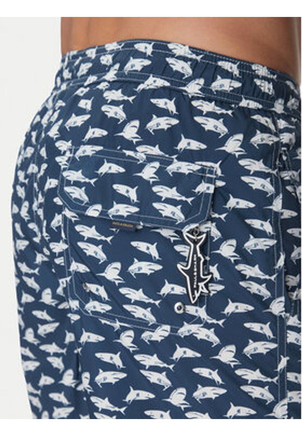 PAUL & SHARK - Paul&Shark Szorty kąpielowe 25415026 Granatowy Regular Fit. Kolor: niebieski. Materiał: syntetyk