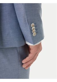 BOSS Garnitur Huge 50557273 Błękitny Slim Fit. Kolor: niebieski. Materiał: wiskoza #9