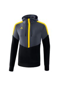 ERIMA - Dziecięca bluza z kapturem Erima Squad. Typ kołnierza: kaptur. Kolor: wielokolorowy, szary, żółty, czarny. Sport: fitness, piłka ręczna #1