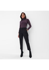 Mohito - Spodnie cargo - Czarny. Kolor: czarny #1
