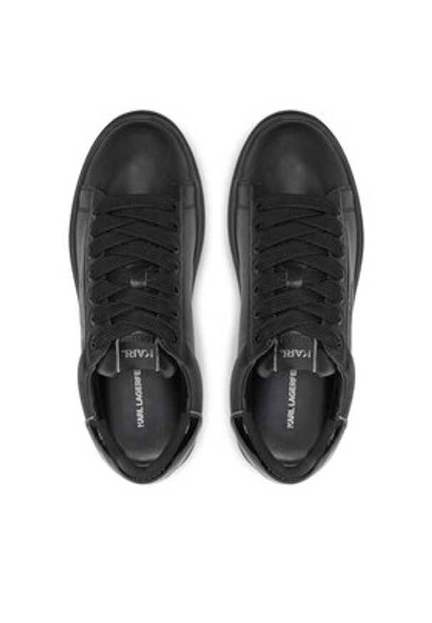 Karl Lagerfeld - KARL LAGERFELD Sneakersy KL57538 Czarny. Kolor: czarny. Materiał: skóra