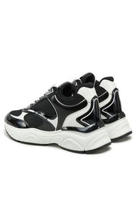 Karl Lagerfeld - KARL LAGERFELD Sneakersy Komet Wedge KL65724A Czarny. Kolor: czarny. Materiał: skóra