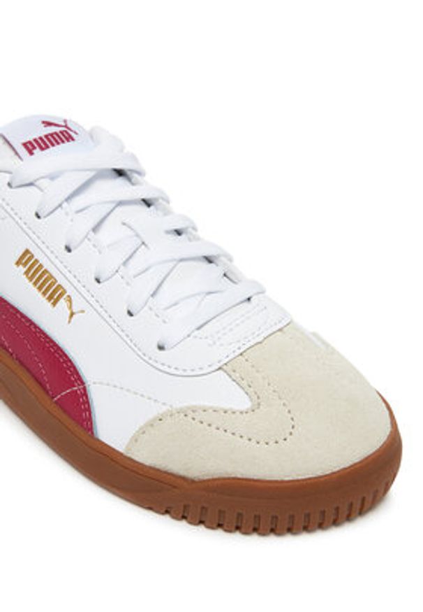 Puma Sneakersy Club 5v5 SD 395104 15 Biały. Kolor: biały. Materiał: skóra, zamsz