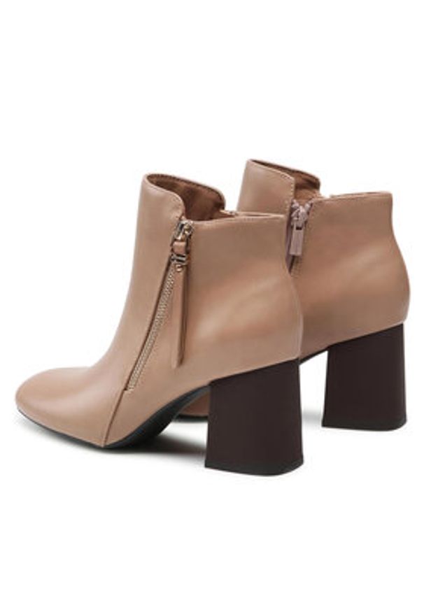 Jenny Fairy Botki WYL2729-1 Beżowy. Kolor: beżowy. Materiał: skóra