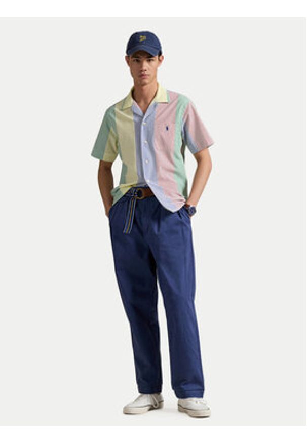 Polo Ralph Lauren Koszula 710964421001 Kolorowy Classic Fit. Typ kołnierza: polo. Materiał: bawełna. Wzór: kolorowy