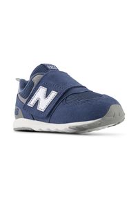 Buty niemowlęce New Balance I5742MJ – niebieskie. Okazja: na co dzień. Zapięcie: rzepy. Kolor: niebieski. Materiał: guma, syntetyk, materiał. Szerokość cholewki: normalna. Model: New Balance 574. Sport: turystyka piesza #5