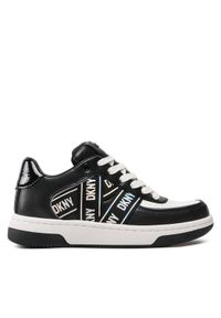 DKNY Sneakersy OLICIA K4205683 Czarny. Kolor: czarny. Materiał: skóra