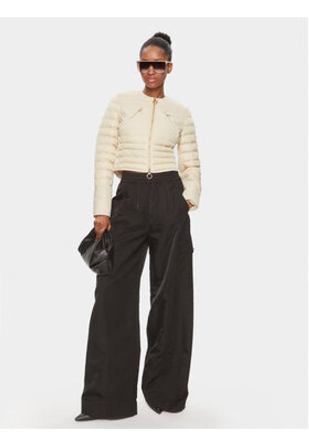Pinko - PINKO Kurtka przejściowa 101697 A11P Écru Regular Fit. Materiał: syntetyk