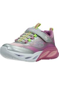 skechers - Buty SKECHERS COSMIC GLOW Srebrny. Okazja: na co dzień. Kolor: szary. Szerokość cholewki: normalna #1