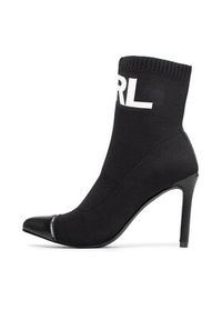 Karl Lagerfeld - KARL LAGERFELD Botki KL31361A Czarny. Kolor: czarny. Materiał: materiał #8