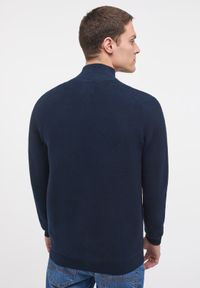 Mustang Style Edgar Zip Cardigan Total Eclipse 1014116 5226 MĘSKI SWETER #7
