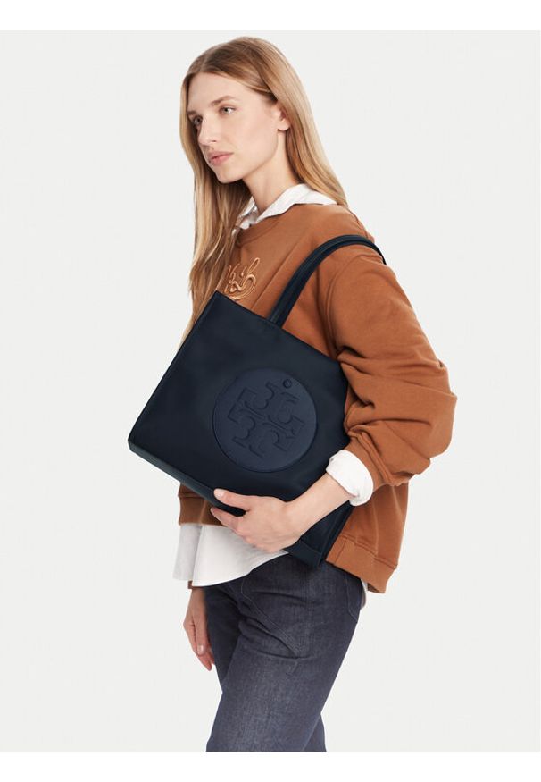 Tory Burch Torebka 164757 Granatowy. Kolor: niebieski. Materiał: skórzane