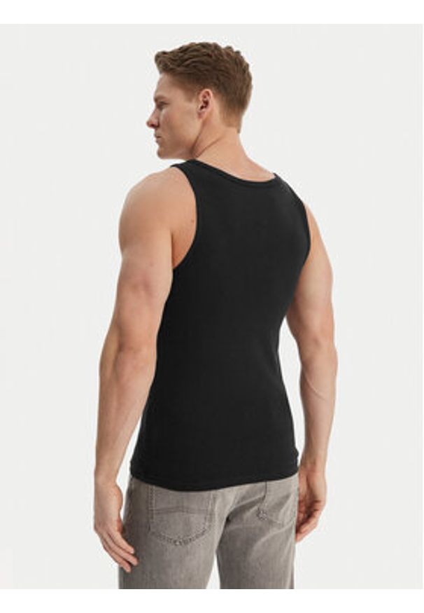 Tommy Jeans Komplet tank topów DM0DM20769 Czarny Slim Fit. Kolor: czarny. Materiał: bawełna