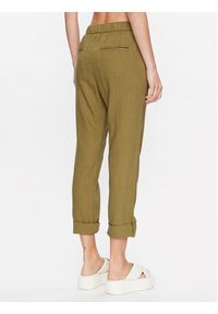 Roxy Spodnie materiałowe On The Seashore ERJNP03294 Zielony Regular Fit. Kolor: zielony. Materiał: materiał, len, wiskoza #3