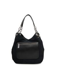 MICHAEL Michael Kors Torebka Lillie 30S5S0LE3S Czarny. Kolor: czarny. Materiał: skórzane, zamszowe #4
