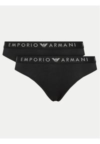 Emporio Armani Underwear Komplet 2 par fig brazylijskich 163337 4F227 00020 Czarny. Kolor: czarny. Materiał: bawełna #1