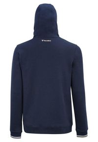 TECNIFIBRE - Bluza z kapturem męska Tecnifibre Fleece Hoodie. Typ kołnierza: kaptur. Kolor: niebieski