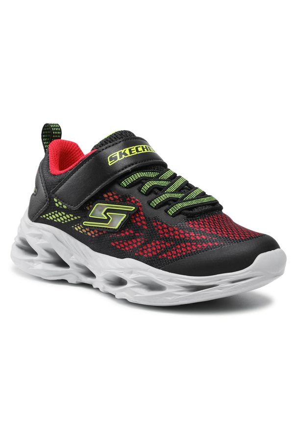 skechers - Sneakersy Skechers Vortex-Flash 400030L/BKRD Black/Red. Kolor: czarny. Materiał: materiał
