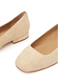 Lauren Ralph Lauren - LAUREN RALPH LAUREN Baleriny Emellie 802974358001 Beżowy. Kolor: beżowy. Materiał: zamsz, skóra #5