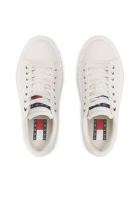 Tommy Jeans Sneakersy New Cupsole Cnvas Lc EN0EN02171 Écru. Materiał: materiał #5