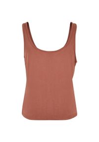 Urban Classics - Luźny Top Damski Z Modalu. Kolor: żółty, pomarańczowy, wielokolorowy