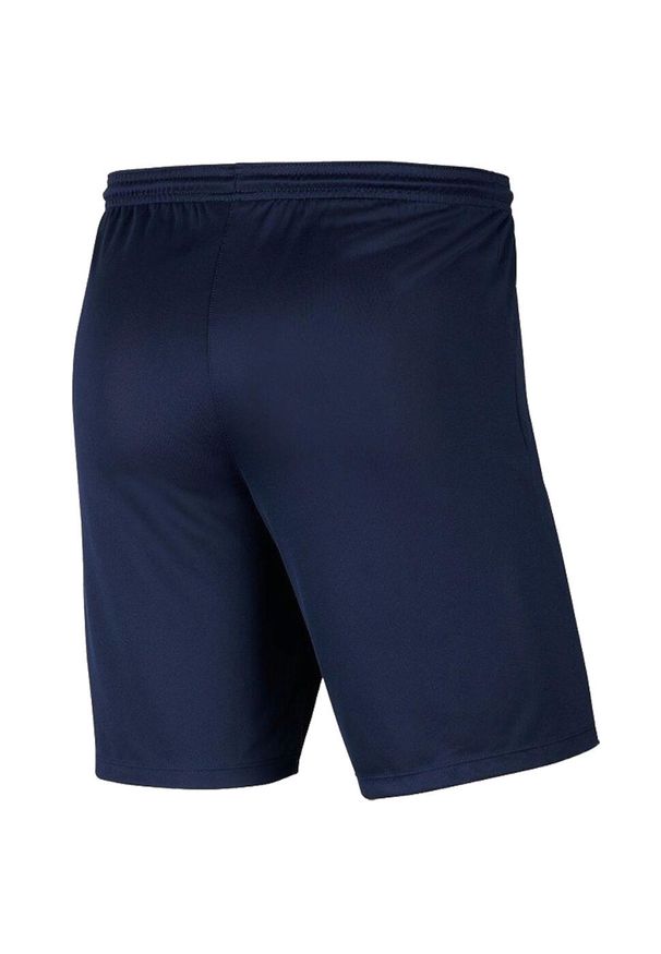 Spodenki sportowe męskie Nike Park III Shorts. Kolor: niebieski. Materiał: poliester