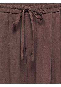 only - ONLY Spodnie materiałowe Siesta 15373197 Brązowy Regular Fit. Kolor: brązowy. Materiał: wiskoza #2