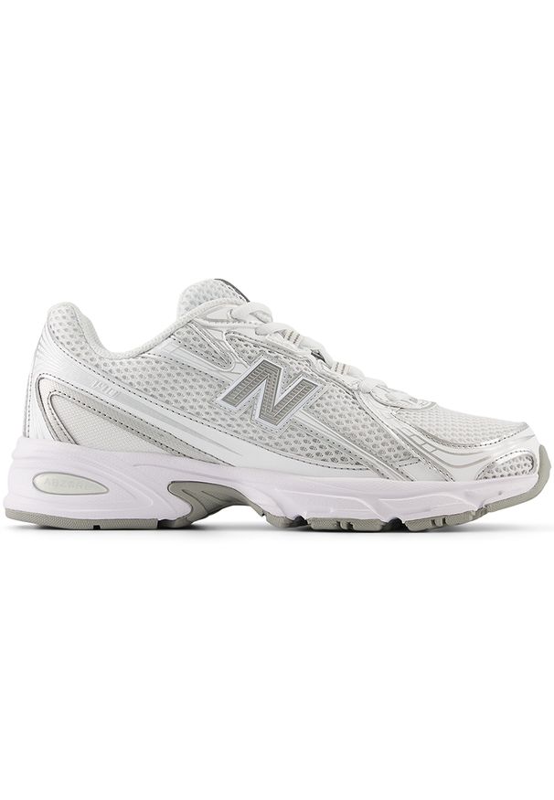 Buty unisex New Balance U740WM2 – białe. Kolor: biały. Materiał: syntetyk, materiał. Szerokość cholewki: normalna. Sezon: lato. Sport: turystyka piesza