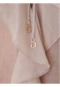 Guess Bluzka W6GH28 W1844 Beżowy Regular Fit. Kolor: beżowy. Materiał: lyocell #5