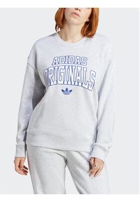 Adidas - adidas Bluza Sweatshirt IC6003 Szary Regular Fit. Kolor: szary. Materiał: bawełna #3