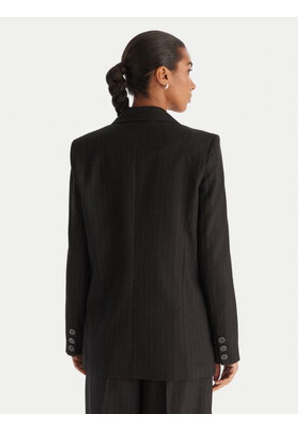 Guess Marynarka W5BN59 W2422 Czarny Regular Fit. Kolor: czarny. Materiał: syntetyk