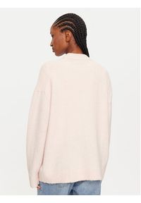 Calvin Klein Sweter J20J224636 Różowy Regular Fit. Kolor: różowy. Materiał: syntetyk #4