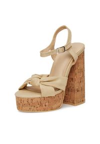 DeeZee Sandały WX2015-S-3RM Beżowy. Kolor: beżowy. Materiał: materiał #7