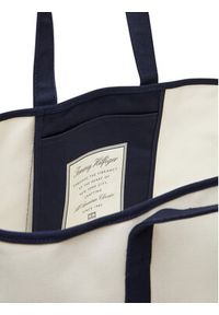 TOMMY HILFIGER - Tommy Hilfiger Torebka Th Summer Tote AM0AM13557 Biały. Kolor: biały