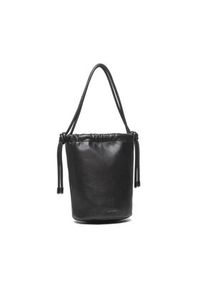 Calvin Klein Torebka Roped Bicket Bag K60K609003 Czarny. Kolor: czarny. Materiał: skórzane #7