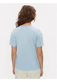 Napapijri T-Shirt S-Nina NP0A4H87 Błękitny Regular Fit. Kolor: niebieski. Materiał: bawełna #4