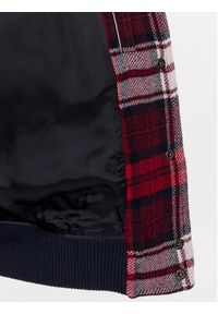 TOMMY HILFIGER - Tommy Hilfiger Kurtka bomber Varsity MW0MW34023 Czerwony Regular Fit. Kolor: czerwony. Materiał: wełna #3