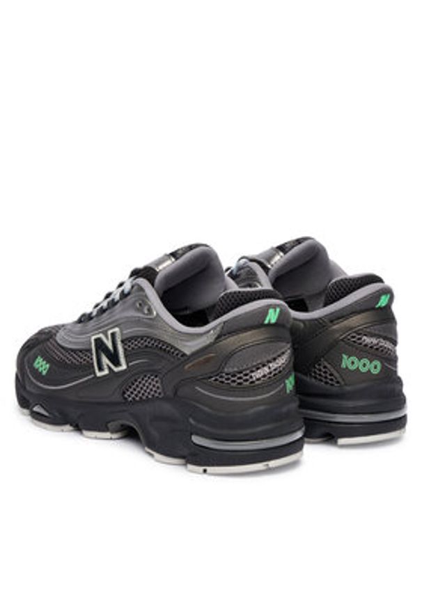 New Balance Sneakersy M1000T M Czarny. Kolor: czarny. Materiał: materiał
