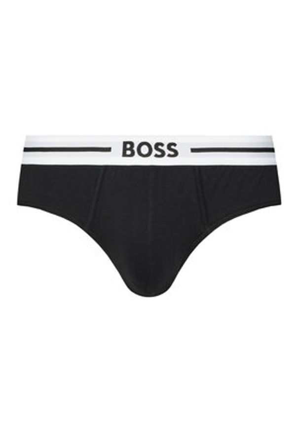 BOSS Komplet 3 par slipów 50531706 Szary. Kolor: szary. Materiał: bawełna