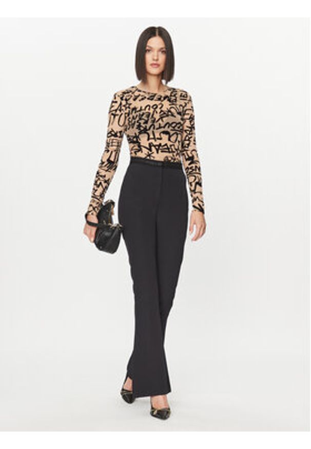 Versace Jeans Couture Spodnie materiałowe 75HAA107 Czarny Slim Fit. Kolor: czarny. Materiał: syntetyk