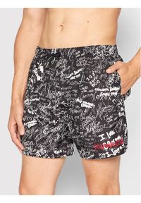 Dsquared2 Underwear Szorty kąpielowe D7B544190.01850 Czarny Regular Fit. Kolor: czarny. Materiał: syntetyk #1