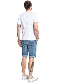 Mustang - SPODENKI MUSTANG 5-Pocket-Short 1007720 5000 415. Materiał: jeans